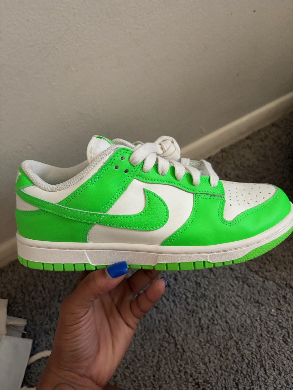 Nike "Green Strike"Low Top Sneakers